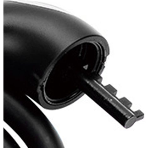 1,5 m langes Fahrradschloss mit schnittfester PVC-Ummantelung, flexiblem Kabel und 4-stelligem Sicherheitscode für Outdoor-Aktivitäten (1/5)