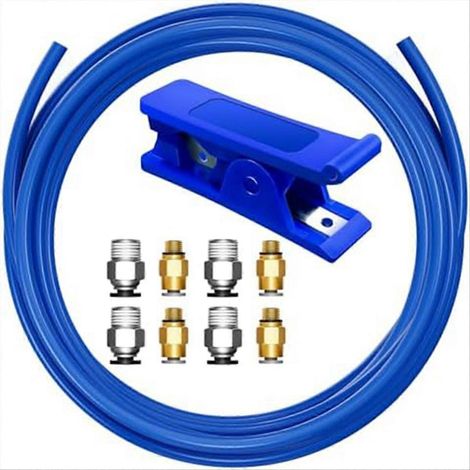 Kit de tubos Bowden, tubo de PTFE para filamento de 1,75 mm, cortador B()