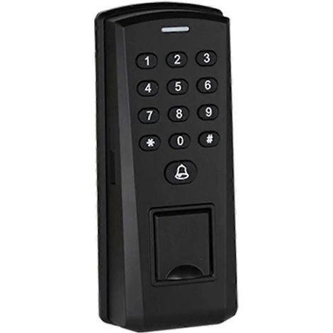Contrôle d'accès par empreinte digitale, lecteur de cartes RFID 125 kHz, système de verrouillage de porte biométrique à clavier et à mot de passe (1/4)