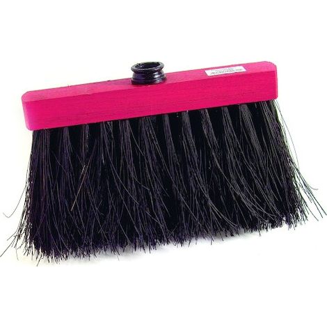 Balai bassine rouge - 25 cm - 3 rangs - KIBROS