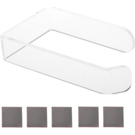 Acryl-Toilettenpapierhalter zur Wandmontage – Transparent