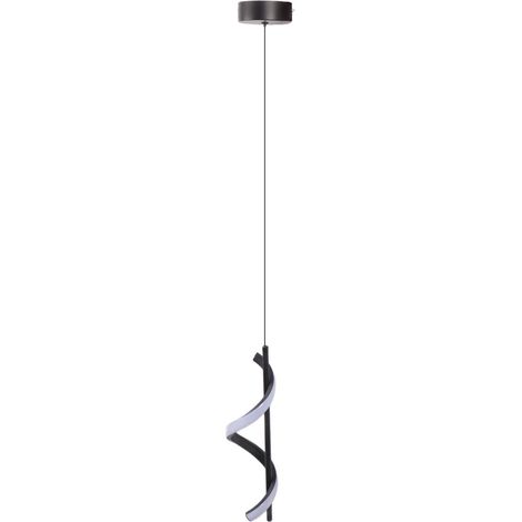 Lampadaire Suspendu LED Noir Antireflet Lumière Chaude pour Salon Café Maison 85-265V Protection des Yeux Lustre Tendance (1/5)