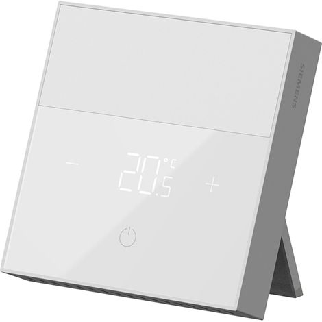 Siemens – Thermostat connecté Zigbee sans relais pour GTW100ZB et RCR110.2ZB – Détection fenêtre ouverte – Programmable via application mobile
