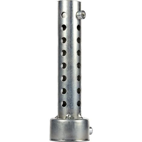 42mm Silencieux D'échappement de Moto Pot D'échappement Universel pour Moto,Silencieux Chicane Insert Argent (1/5)