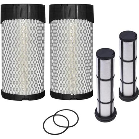 6687262 6687263 Lot de 2 filtres à air pour mini chargeurs Bobcat MT52 MT55 MT85 Donaldson P628323 P629463 Fleetguard AF26116 AF26350 (1/5)