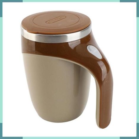 Tasse à agitation automatique Tasse D'agitation de 380 Ml, Tasse de café en Acier Inoxydable, Tasse de creatifs recharge (1/5)