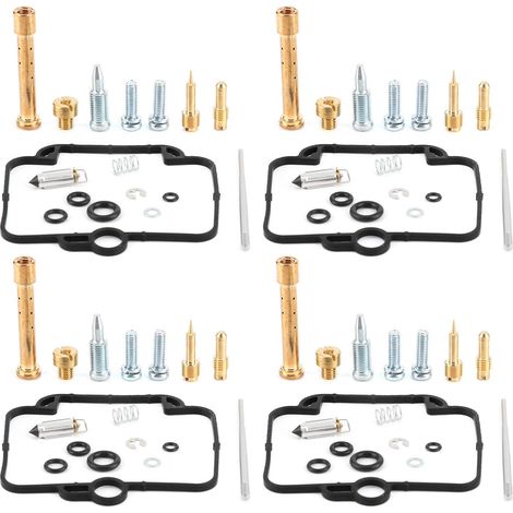 Automatischer Vergaser-Reparatursatz, Motorradvergaser-Reparatursatz 4-teilig MCK019X4 passend für Suzuki Bandit GSF400 GSF 400