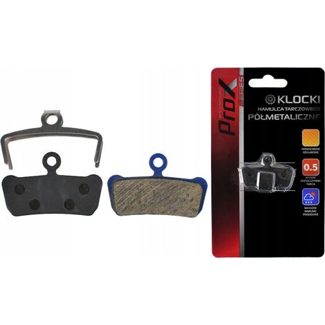 Plaquettes de frein semi-métalliques PROX, compatibles avec les systèmes TRAIL et SRAM GUIDE.