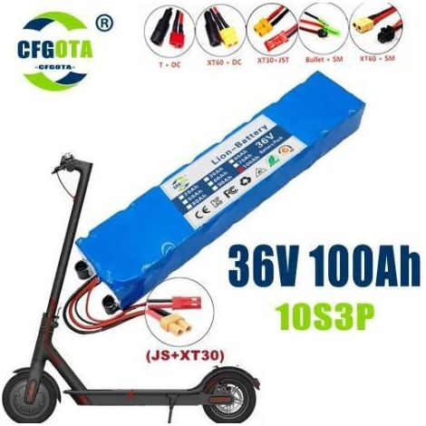 Batterie 10S3P 36V 100Ah Xiaomi Mijia M365 pour trottinette électrique Xiaomi M365 (carte BMS)