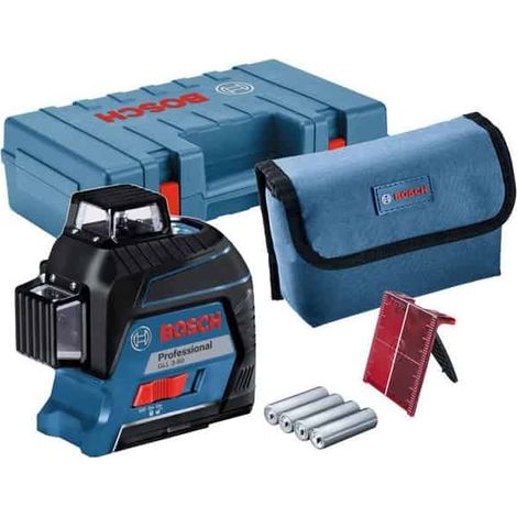 Laser auto BOSCH GLL3-80 - 0601063S00 - 3 plans - Portée 30 m - En coffret