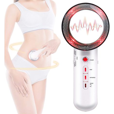 Appareil De Massage EMS - 5 Modes Electrostimulation - Lumiere Rouge 625 Nm - Pour Corps Et Visage - 1 Unite (1/5)