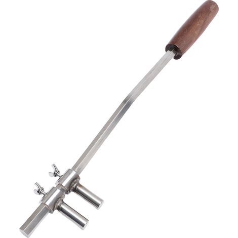 Chiave a cricchetto dritta in acciaio inox per potatura di piante, strumento per modellare bonsai con curvatura regolabile, facile da usare