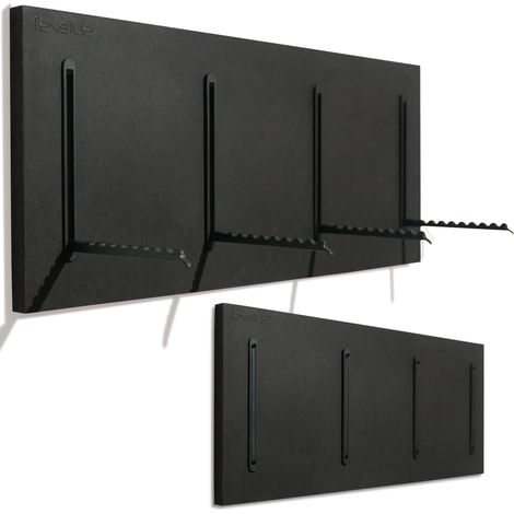 Schwarzer Kleiderbügel 25x60cm für Jacken
