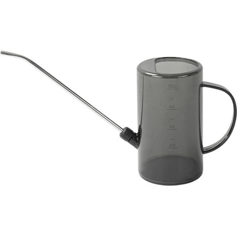 Pommeau de douche avec poigne ergonomique et bec extractible long gris (1/5)