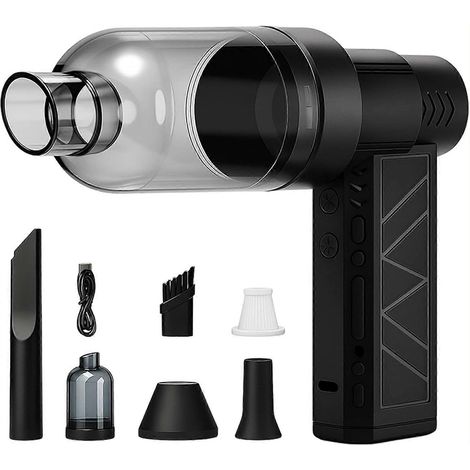 Aspirateur de voiture rechargeable à aspiration ultra-puissante – Idéal pour le nettoyage intérieur et l'élimination des poils d'animaux, à tout moment. (1/5)