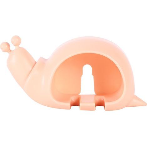 Gancho de pared multifuncional con soporte autoadhesivo para maquinilla de afeitar para el baño familiar, 1 pieza, bonito diseño de caracol de dibujos animados para adultos y niños. (1/5)