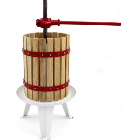 KuKoo – Pressoir à Fruits Traditionnel de 12 Litres pour la Fabrication de Jus de Fruit, Vins et Cidres