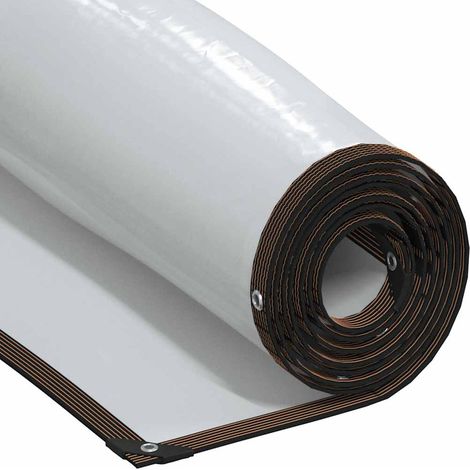 Clear Tarpaulin with Eyelets 2x6 m Polyethylene vidaXL