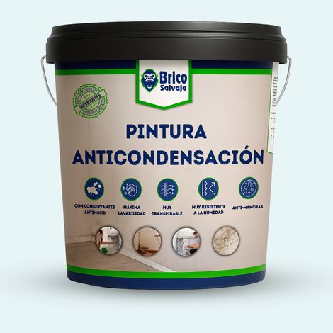 Pintura Antihumedad y Anticondensación, Conservantes Antimoho, Aislante termico, Mate, MindFulness 4 Litros