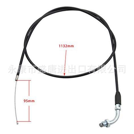 GOOFIT 113.2cm throttle cable is compatible with 125cc-250cc ATV mountain bikes. (1/4)