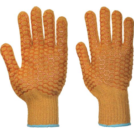 Guante Criss Cross: Calidad y Durabilidad para tu Seguridad / Naranja / M