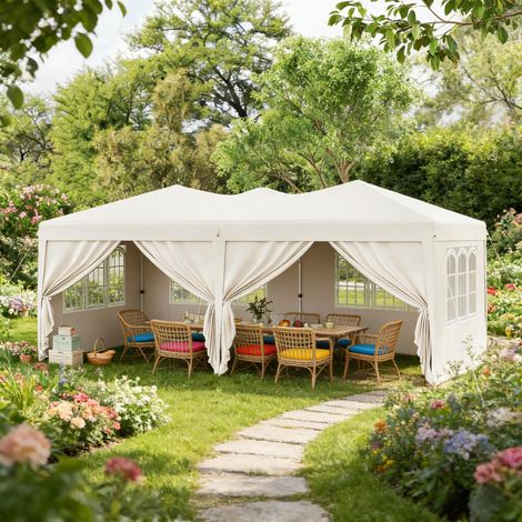 Pavillon spacieux, pour maison et usage quotidien, tente de fête, abri privé avec sac à emporter (uniquement avec kiosque)