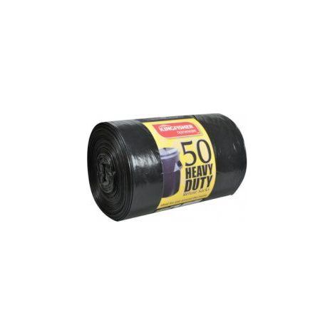 50x Heavy Duty Strong Refuse Sacks (1/2)