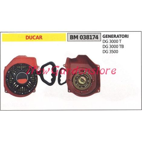 Démarrage du moteur du générateur DUCAR DG 3000T 3000TB 3500 038174