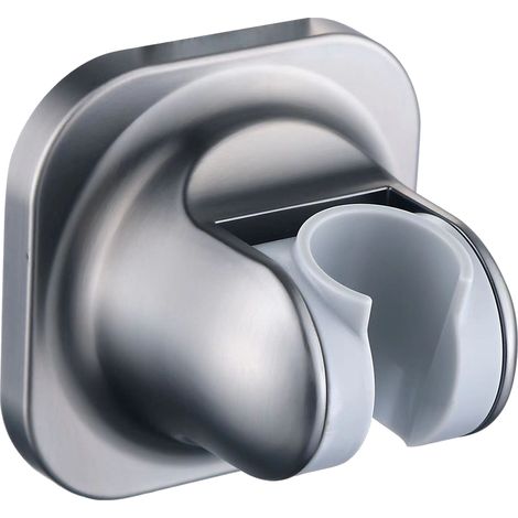 1 Support mural douchette, réglable 60°, fixation adhésive ou vis, compatible universel, salle de bain camping-car (1/5)
