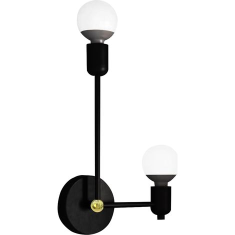 LAMPADA DA PARETE TOOLIGHT APP1707-2W BLACK (1/5)