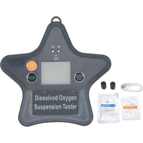 Medidor de oxígeno Bluetooth, oxígeno disuelto, flotante, multifuncional, resistente al agua, 2 en 1, preciso, compatible con aplicación, compatible con iPhone (1/5)