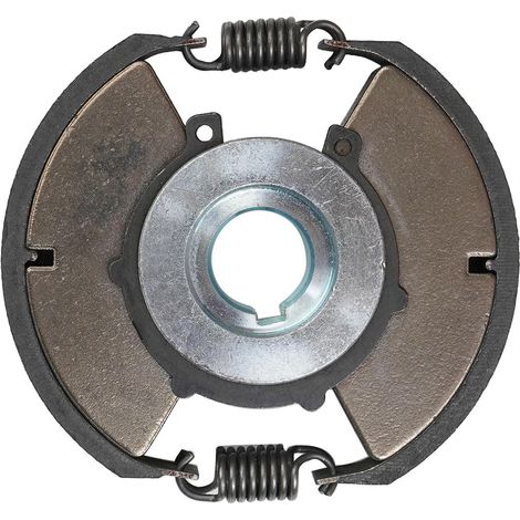 Embrayage centrifuge pour moteur Honda GX100 - Pignon en acier de 15 mm - Pour compacteur Rammer - Pour mini vélo Go Kart - Pièce de rechange robuste - Finition argentée (1/5)