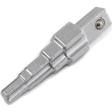 Clé Étagée - Pour Essieu Hexagonal 1 À 2 Pouces - Convient Radiateur Robinet Vanne - 5 Têtes Carrées 10 12 13 17 21 Mm - 1 Pièce (1/4)