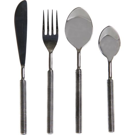 Cuberteria Set 16 Inox 4,5X2X21,5 Plateado (1/5)