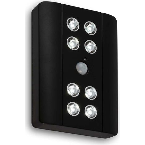 LED Unterbauleuchte Unterbaulampe Bewegungsmelder Lichtsensor 8xLED Briloner