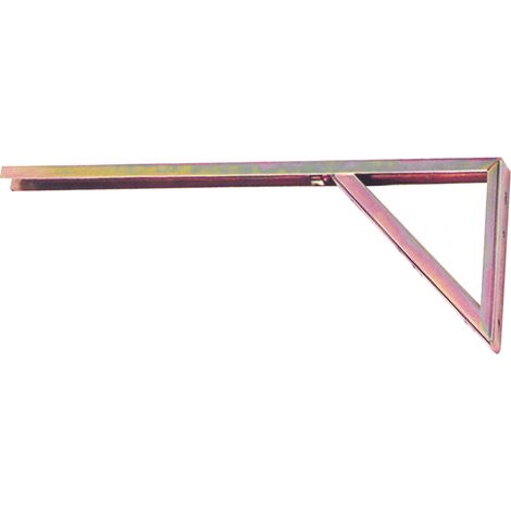 MENSOLA PER RIPOSTIGLI In acciaio verniciato bianco cm. 50x28 12.00 pz