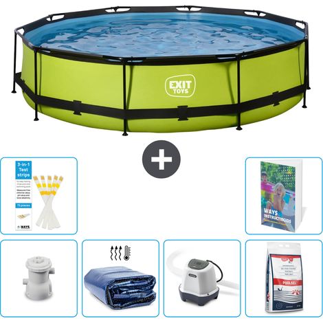 Exit Pool Rund - 360x76 cm - 7-teilig S329