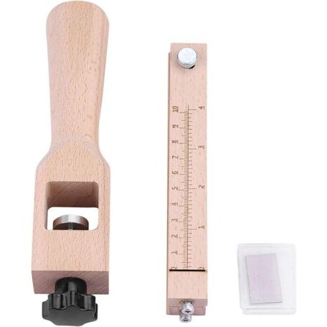 Bande de cuir Sangle Cutter réglable Cuir Outil de découpe en bois à la main DIY Craft outils Cutter avec 5 lames
