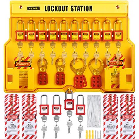 Kit d'Étiquetage de Verrouillage 58 PCS Kit de Station de (1/5)