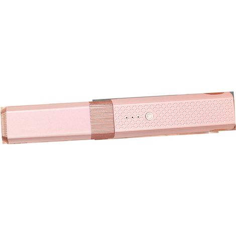 Fer à lisser/boucler sans fil rose, chauffe rapidement, prévient les dommages (1/5)