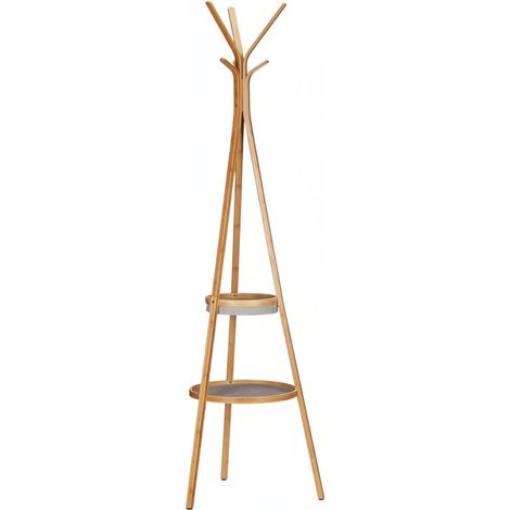 Perchero mueble de entrada 171 cm en bambú 130002194 (1/2)