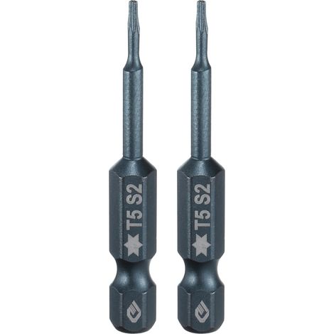 2 Pièce Embout de Tournevis Torx T5 1/4" Hex Tige Longueur 50mm (1/5)