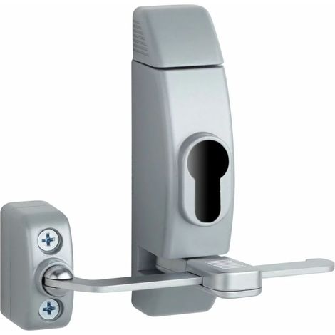 Boîtier Entrebailleur de fenetre argent sans cylindre