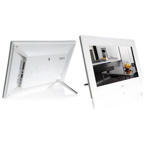 Cadre photo numérique7.5 pouces avec FHD 768 x 1024 IPS grand écran, calendrier, réveil, cadre photo numérique, lecteur photo, vidéo, musique (1/4)