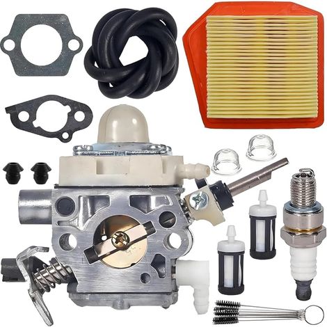 FS240 Carburateur pour Stihl FS240, FS240C FS240R FS240RC FS260 FS260C FS260R FS260RC FS360C FS410C Débroussailleuse 4147-120-0625 Carburateur avec Filtre à air 4147-141-0300