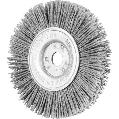 PFERD TOOLS Rundbürste schmal ungezopft RBU Ø100x12x12 mm Bohrung SiC-Filament-Ø0,90 Korn 80 2 Stk (1/5)
