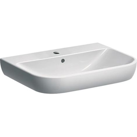 Geberit Smyle lavabo 500230, 65x48cm, avec trou pour robinetterie (1/4)