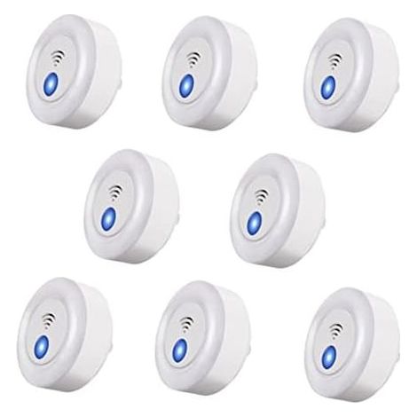 8-teiliges Ultraschall-Set zur Mücken- und Rattenabwehr – Vertreibt Mäuse, Mücken, Kakerlaken, Fliegen, Fledermäuse usw. EU-Stecker (1/5)
