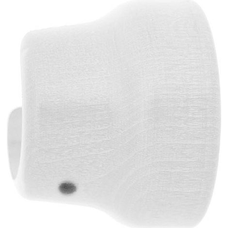 Supporto laterale in legno liscio 20x 35 mm. Bianco
