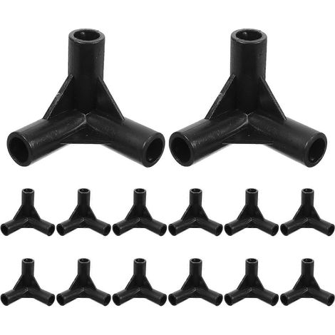 24 pièces de raccords en plastique pour auvents et tentes, joints de tuyauterie, accessoires pour auvents et tentes (1/5)
